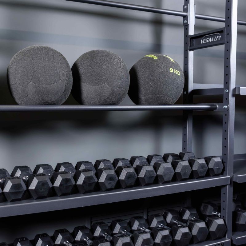 Гантель гексагональная обрезиненная PROFI-FIT 15 кг