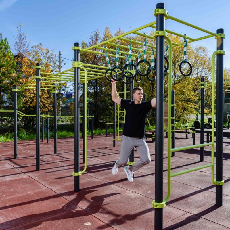 W258 GTO Рукоход с изменением высоты с подвижными кольцами (разноуровневый) ZAVODSPORTA