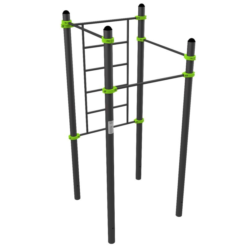 W316 Воркаут (3 перекладины, шведская стенка) ZAVODSPORTA