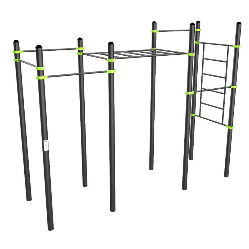 W327 Воркаут (7 перекладин, рукоход классический, шведская стенка) ZAVODSPORTA