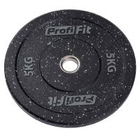 Диск для штанги HI-TEMP с цветными вкраплениями D51 мм PROFI-FIT 5 кг