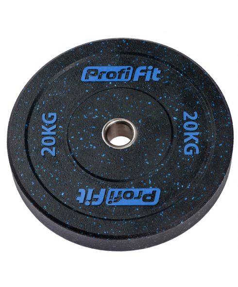 Диск для штанги (резиновая крошка) D51 мм PROFI-FIT 20 кг