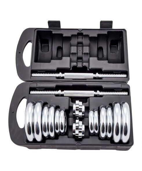 Набор гантелей в кейсе PROFI-FIT 20 кг