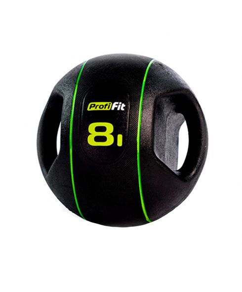 Медицинбол с хватами PROFI-FIT 8 кг