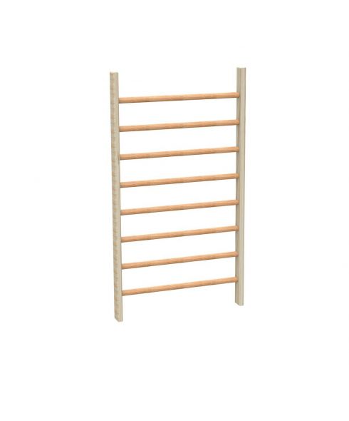 Стенка шведская, гимнастическая (в разобранном виде) массив 90 мм, 2,8х0,6 м ZAVODSPORTA