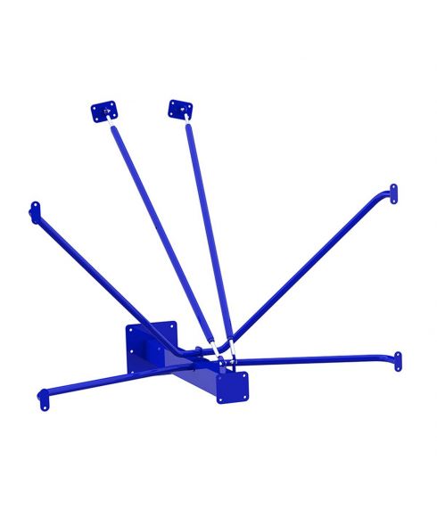 Ферма для баскетбольного щита игрового на растяжках вынос 1200 мм ZAVODSPORTA