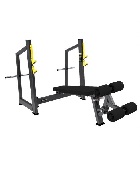 A3041 Скамья-стойка для жима под углом вниз